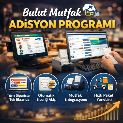 Bulut Mutfak Platformları İçin Adisyon Programı